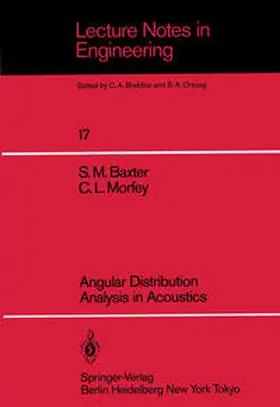 Baxter / Morfey | Angular Distribution Analysis in Acoustics | E-Book | sack.de