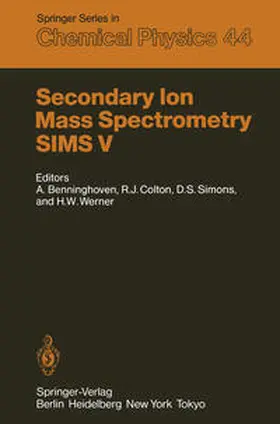 Benninghoven / Colton / Simons |  Secondary Ion Mass Spectrometry SIMS V | eBook | Sack Fachmedien