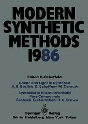 Scheffold |  Modern Synthetic Methods 1986 | eBook | Sack Fachmedien
