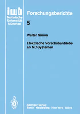 Simon |  Elektronische Vorschubantriebe an NC-Systemen | eBook | Sack Fachmedien