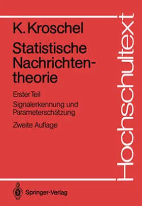 Kroschel | Statistische Nachrichtentheorie | E-Book | www.sack.de
