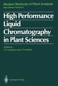 Jackson / Linskens |  High Performance Liquid Chromatography in Plant Sciences | Buch |  Sack Fachmedien