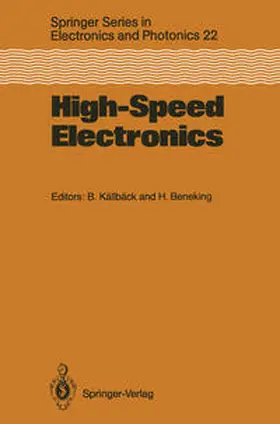 Källbäck / Beneking |  High-Speed Electronics | eBook | Sack Fachmedien