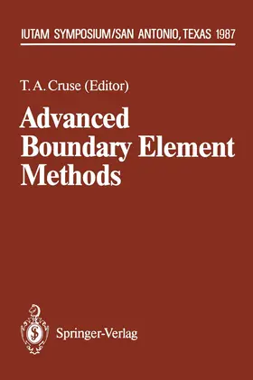 Cruse |  Advanced Boundary Element Methods | Buch |  Sack Fachmedien