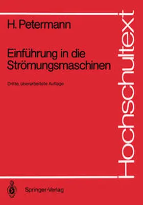 Petermann |  Einführung in die Strömungsmaschinen | eBook | Sack Fachmedien