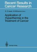 Wilmanns / Issels |  Application of Hyperthermia in the Treatment of Cancer | Buch |  Sack Fachmedien