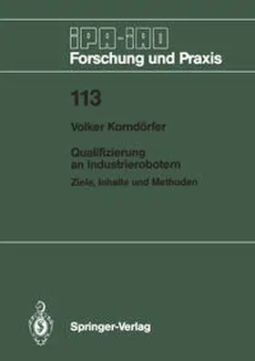 Korndörfer |  Qualifizierung an Industrierobotern | eBook | Sack Fachmedien