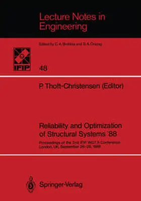 Thoft-Christensen |  Reliability and Optimization of Structural Systems '88 | eBook | Sack Fachmedien