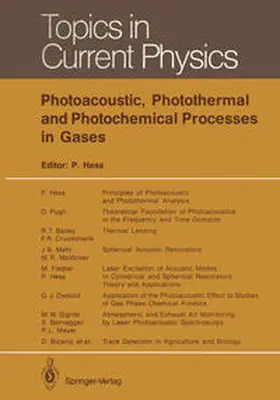 Hess |  Photoacoustic, Photothermal and Photochemical Processes in Gases | eBook | Sack Fachmedien