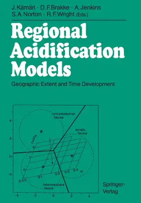 Kämäri / Brakke / Jenkins |  Regional Acidification Models | Buch |  Sack Fachmedien