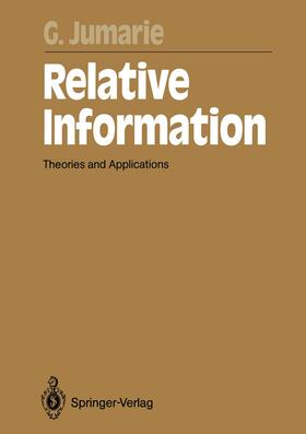 Jumarie | Relative Information | Buch | 978-3-642-84019-7 | sack.de