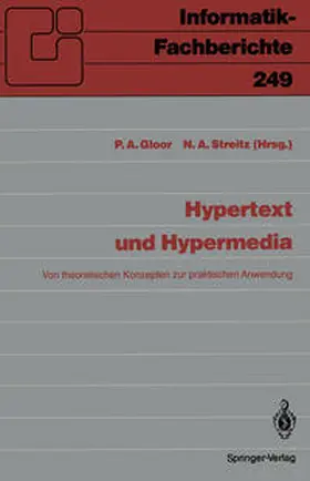 Gloor / Streitz |  Hypertext und Hypermedia | eBook | Sack Fachmedien