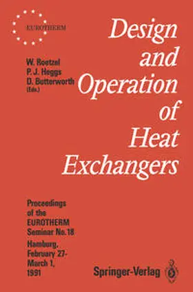 Roetzel / Heggs / Butterworth |  Design and Operation of Heat Exchangers | eBook | Sack Fachmedien
