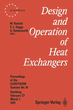 Roetzel / Heggs / Butterworth |  Design and Operation of Heat Exchangers | Buch |  Sack Fachmedien
