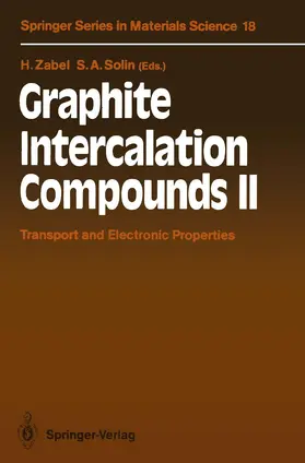 Zabel / Solin |  Graphite Intercalation Compounds II | Buch |  Sack Fachmedien