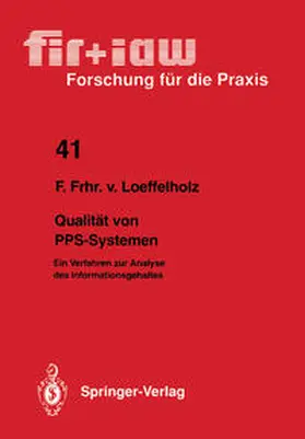 Loeffelholz |  Qualität von PPS-Systemen | eBook | Sack Fachmedien