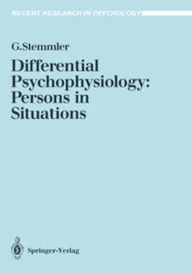 Stemmler |  Differential Psychophysiology: Persons in Situations | eBook | Sack Fachmedien