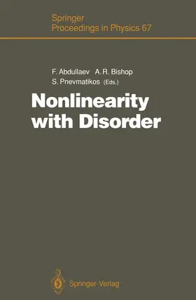 Abdullaev / Bishop / Pnevmatikos |  Nonlinearity with Disorder | Buch |  Sack Fachmedien