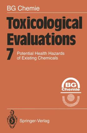 Loparo | Toxicological Evaluations | Buch | 978-3-642-85031-8 | sack.de
