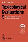 Chemie |  Toxicological Evaluations 9 | Buch |  Sack Fachmedien