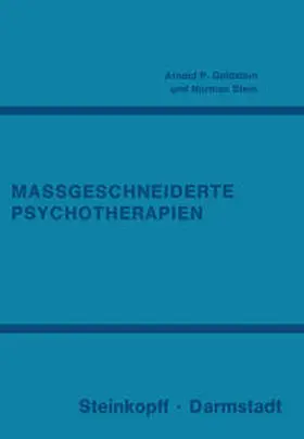 Goldstein / Stein |  Massgeschneiderte Psychotherapien | eBook | Sack Fachmedien