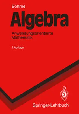Böhme |  Algebra | eBook | Sack Fachmedien