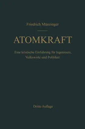 Münzinger |  Atomkraft | eBook | Sack Fachmedien