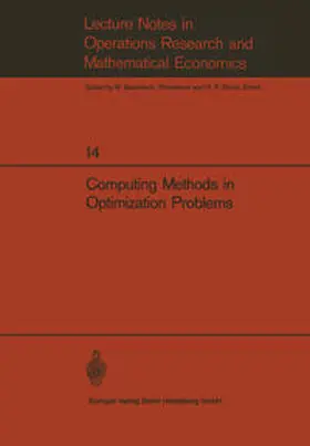 Arienti / Daneri / Maio |  Computing Methods in Optimization Problems | eBook | Sack Fachmedien
