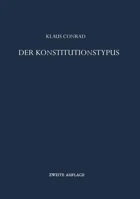 Conrad |  Der Konstitutionstypus | Buch |  Sack Fachmedien