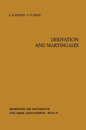 Hayes / Pauc | Derivation and Martingales | Buch | 978-3-642-86182-6 | www.sack.de