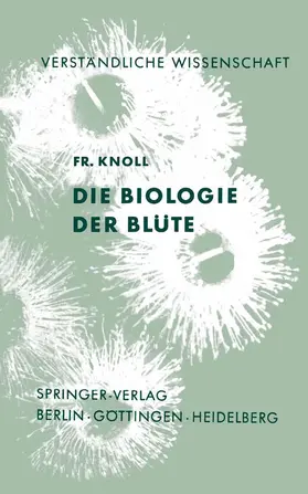 Knoll |  Die Biologie der Blüte | Buch |  Sack Fachmedien