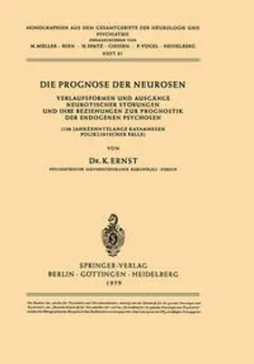Ernst |  Die Prognose der Neurosen | eBook | Sack Fachmedien