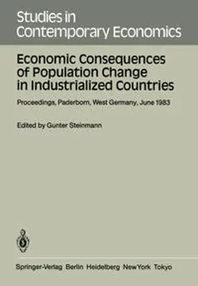 Steinmann |  Economic Consequences of Population Change in Industrialized Countries | eBook | Sack Fachmedien