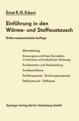 Eckert |  Einführung in den Wärme- und Stoffaustausch | eBook | Sack Fachmedien