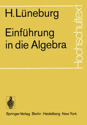 Lüneburg |  Einführung in die Algebra | eBook | Sack Fachmedien
