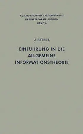 Peters | Einführung in die allgemeine Informationstheorie | E-Book | www.sack.de