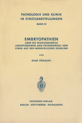 Töndury |  Embryopathien | Buch |  Sack Fachmedien