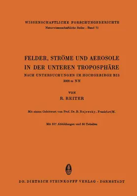 Reiter |  Felder, Ströme und Aerosole in der Unteren Troposphäre | Buch |  Sack Fachmedien