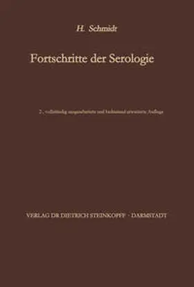 Schmidt |  Fortschritte der Serologie | eBook | Sack Fachmedien