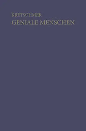 Kretschmer |  Geniale Menschen | eBook | Sack Fachmedien