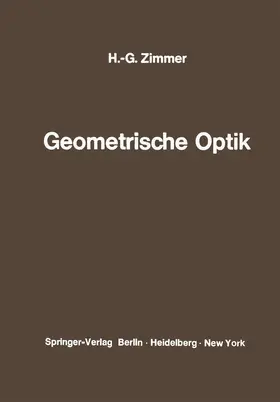Zimmer |  Geometrische Optik | Buch |  Sack Fachmedien
