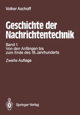 Aschoff |  Geschichte der Nachrichtentechnik | eBook | Sack Fachmedien