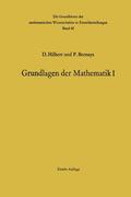 Bernays / Hilbert |  Grundlagen der Mathematik I | Buch |  Sack Fachmedien