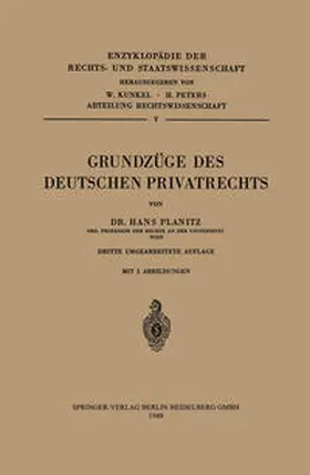 Planitz |  Grundzüge des Deutschen Privatrechts | eBook | Sack Fachmedien