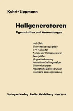 Kuhrt / Lippmann |  Hallgeneratoren | eBook | Sack Fachmedien
