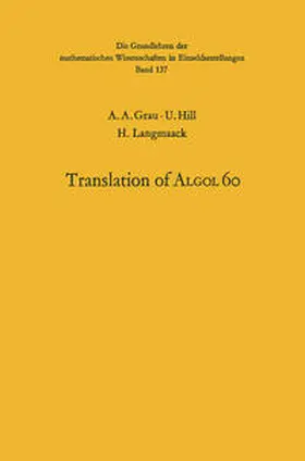 Grau / Bauer / Hill | Handbook for Automatic Computation | E-Book | www.sack.de