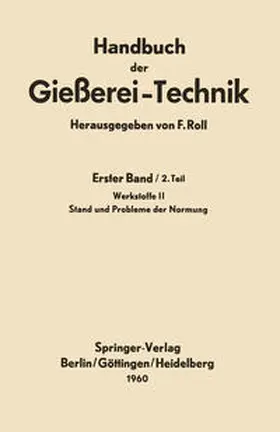 Roll |  Handbuch der Gießerei-Technik | eBook | Sack Fachmedien