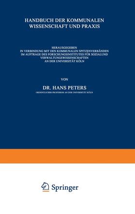 Peters |  Kommunalverfassung | Buch |  Sack Fachmedien