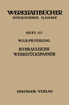 Ferling | Hydraulische Werkstückspanner | E-Book | www.sack.de
