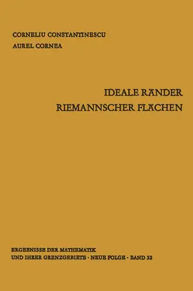 Constantinescu / Cornea |  Ideale Ränder Riemannscher Flächen | Buch |  Sack Fachmedien
